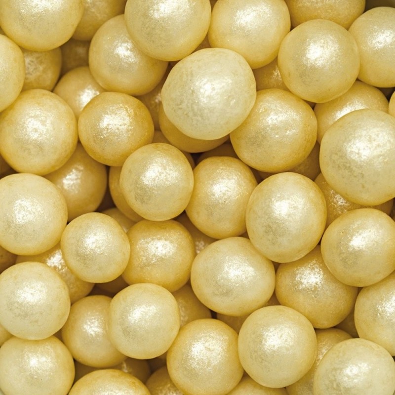 Perle Maxi Di Zucchero Bianco Perla 100g
