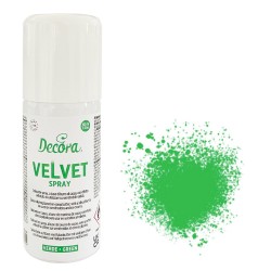 Colorante Alimentare Spray Verde Effetto Velluto 100 Ml