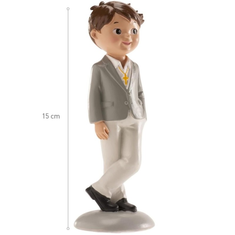 Cake Topper Comunione Bambino Nico - 15 cm