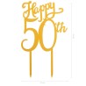 Topper Cake 50° Anniversario Happy 50th