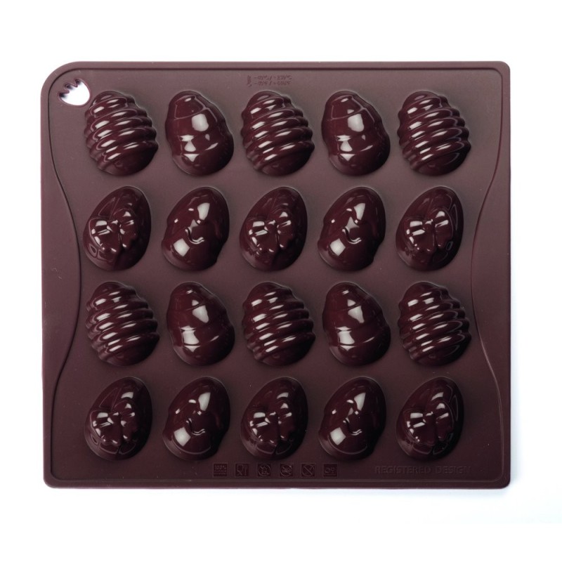 Stampo Silicone Per Ovetti Di Cioccolato Pavoni