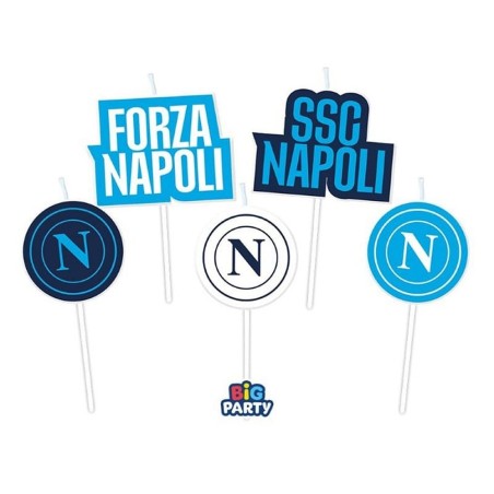 5 Candeline In Cera Forza Napoli