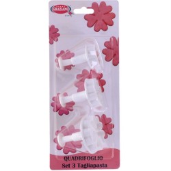 Set 3 Tagliapasta Espulsione Quadrifoglio