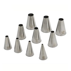 Set 10 Cornetti Lisci Per Sac A Poche