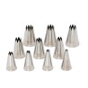 Set 10 Cornetti A Stella Per Sac A Poche