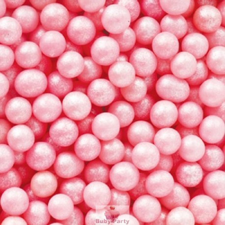 Perle di zucchero rosa Decora 100 gr