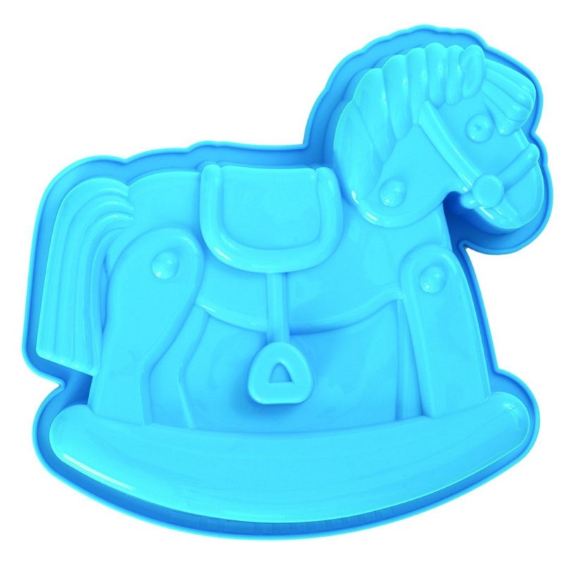 Stampo in silicone cavallo a dondolo Baby Shower della Pavoni