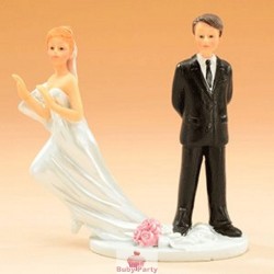 Topper Cake Matrimonio Sposa Fuggitiva Modecor