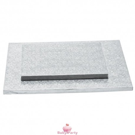 Cake board quadrato bordo alto 1,2 cm Decora