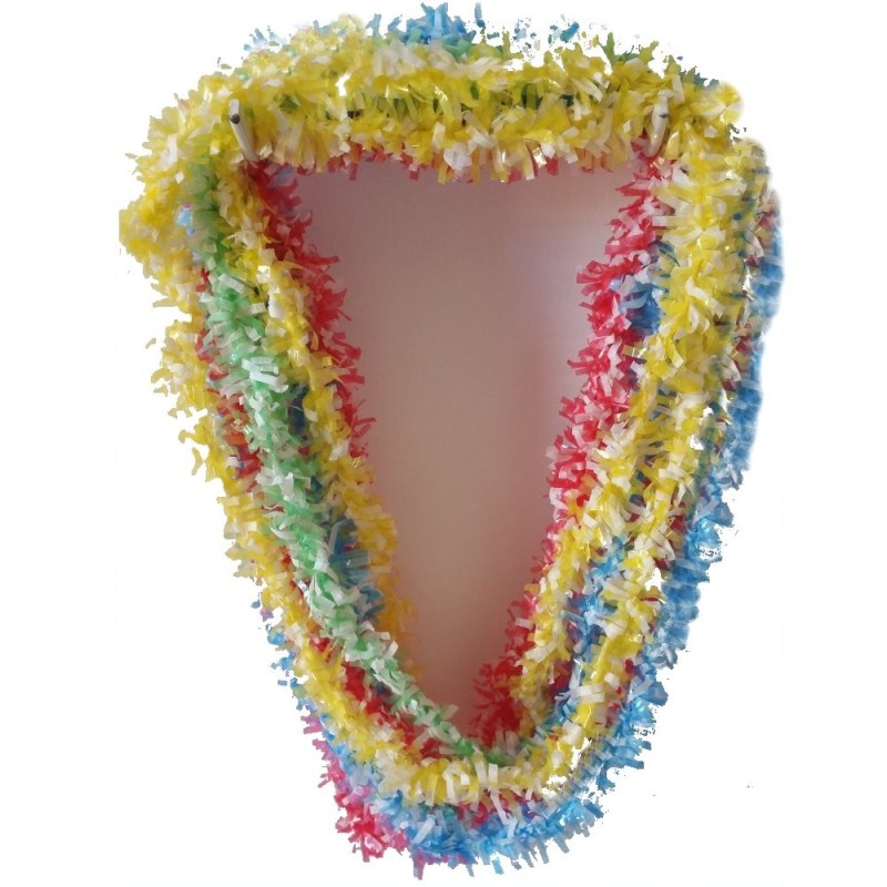 10 Collane Hawaiane Colorate Sottili In Pvc Per Feste