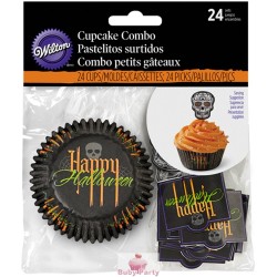 Set Halloween per muffin con pick 24