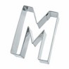 Tagliapasta lettera M in metallo 6 cm Birkmann