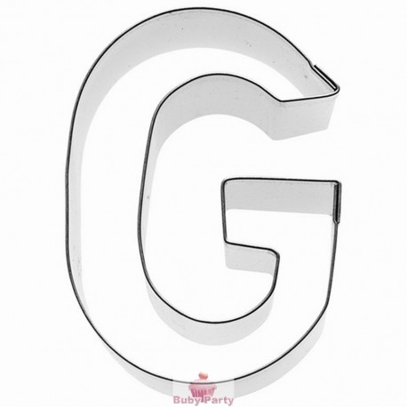 Tagliapasta lettera G in metallo 6 cm Birkmann