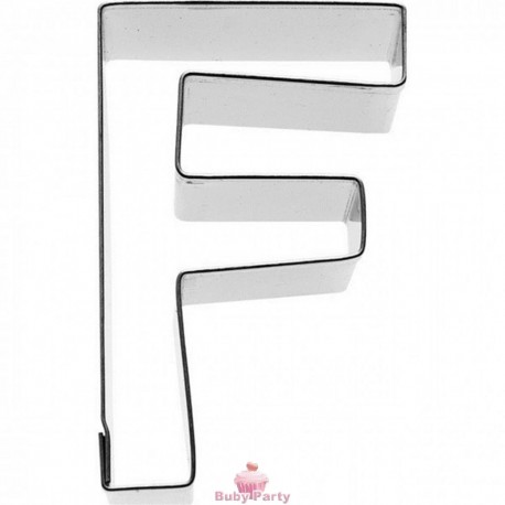 Tagliapasta lettera F in metallo 6 cm Birkmann