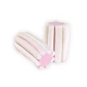Marshmallow estruso striato bianco e rosa 1 kg Bulgari