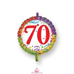 Palloncino Mylar 70 Compleanno Ø 45 cm Magic Party