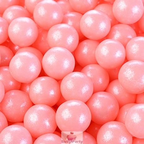 Perle Di Zucchero Perlescenti Rosa Ø 0,9 cm 100g Modecor