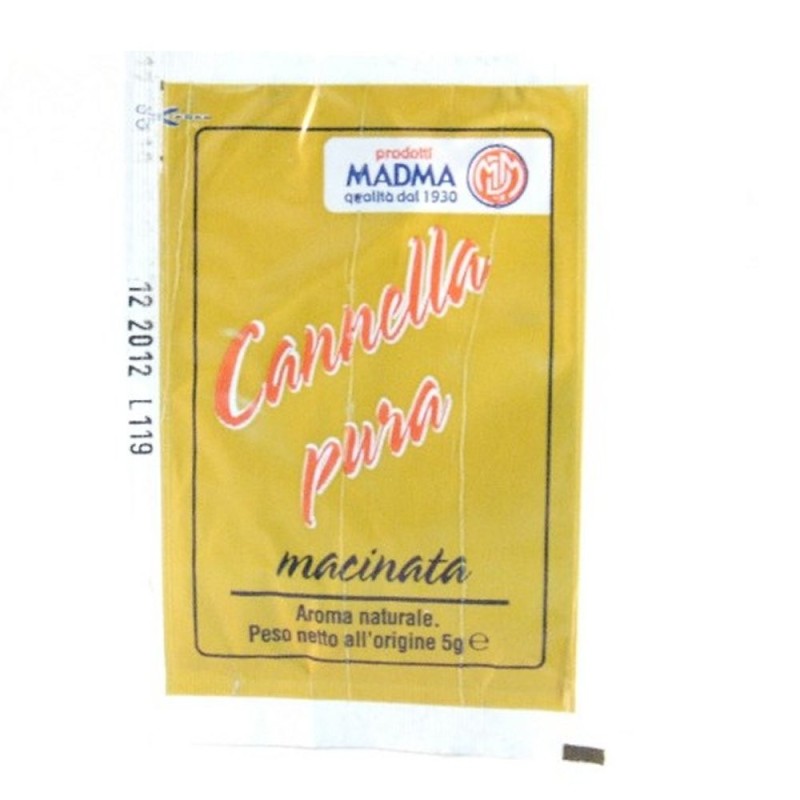 4 Bustine Cannella Pura Macinata Per Dolci 5g Madma