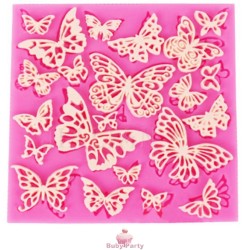 Stampo In Silicone Farfalle In Pizzo Sweet Lace