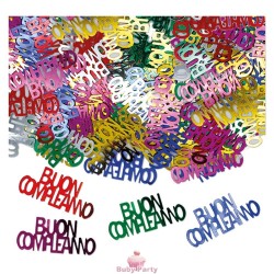 Coriandoli Decorativi Da Tavolo Buon Compleanno Multicolor Big Party