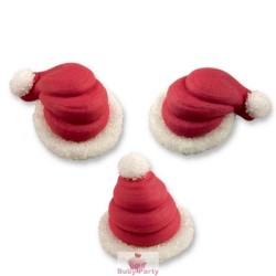 Set 3 Cappellini Babbo Natale In Zucchero 3D Günthart