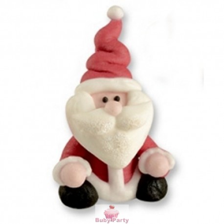 Babbo Natale Seduto In Zucchero 3D Günthart