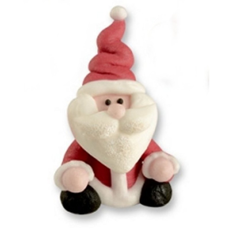 Babbo Natale Seduto In Zucchero 3D Günthart