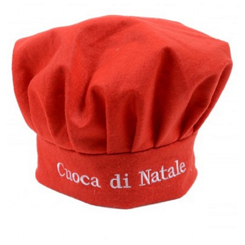 Cappello Da Cuoca Natalizio Taglia Unica