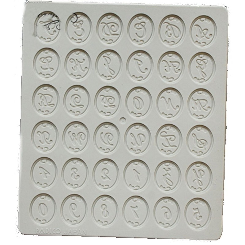 Stampo In Silicone Lettere E Numeri