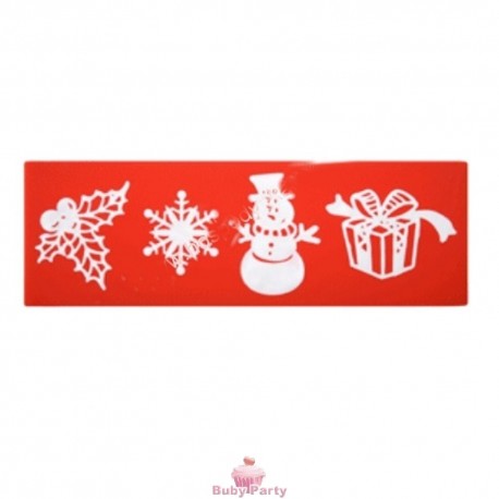 Stampo In Silicone Per Pizzi Sweet Lace Express Natale 3.0