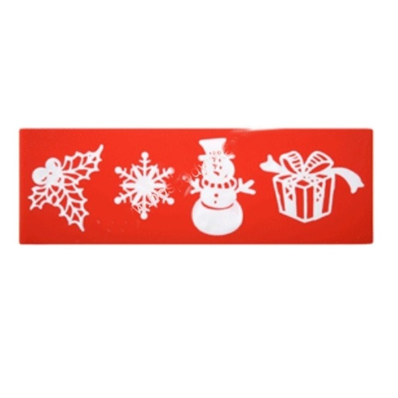 Stampo In Silicone Per Pizzi Sweet Lace Express Natale 3.0