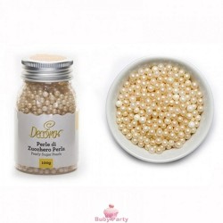 Perle Di Zucchero Bianco Perla 100g Decora