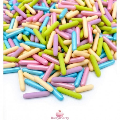 Cannellini Di Zucchero Mix Pastello Sprinkles 90g