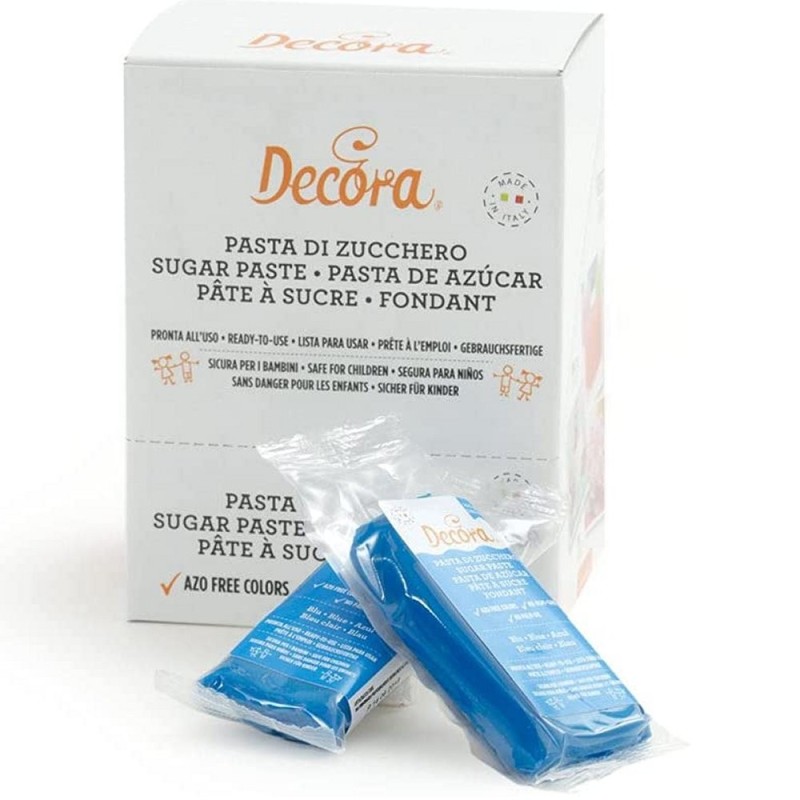 Pasta Di Zucchero Blu 100g Decora