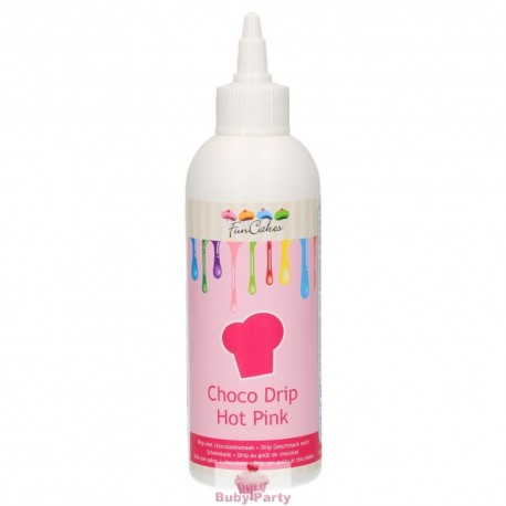 Choco Drip Rosa Hot 180g FunCakes